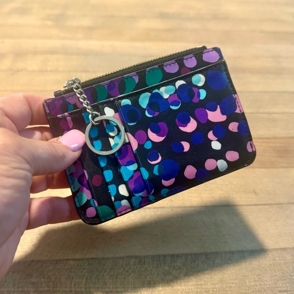 Kate Spade New York Laurel Way Bitsy Dotty Card Coin Case Wallet - Picture 6 of 13